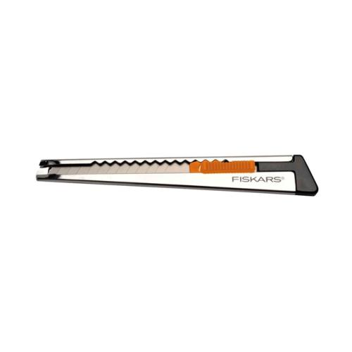 CUTTER PROFESSIONNEL FISKARS AVEC BOUTON DE SECURITE - avec lame de 9mm