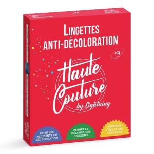 24 Lingettes Anti-Décoloration Haute Couture 