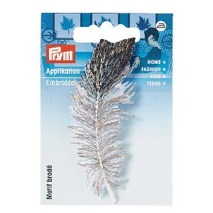 MOTIF ECUSSON THERMOCOLLANT PLUME GRISE