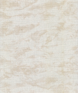 Coupon toile Vintage Aida zweigart 5.4 points  48x53cm Beige marbré