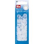 Boutons Pression plastique Transparents - lot de 30 - 12,4mm Prym