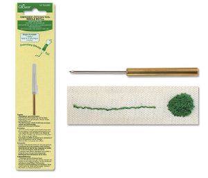 AIGUILLE POUR OUTIL DE BRODERIE CLOVER PUNCH NEEDLE - pour fil 1 brin