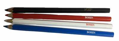 Crayon craie de marquage Bleu / Blanc /Rouge / Noir