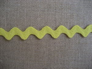 Serpentine 14mm JAUNE coton -  le metre 