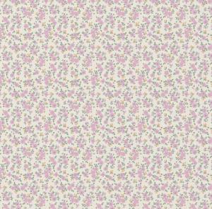 TISSU 100% COTON  IMPRIME PETITES FLEURS au mètre