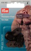 Clips pour fourrure-marron-lot de 2