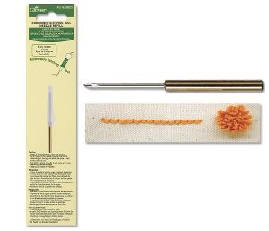 AIGUILLE POUR OUTIL DE BRODERIE PUNCH NEEDLE CLOVER  - pour fil à 6 brins
