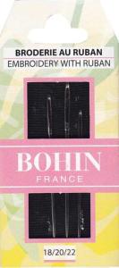 Aiguilles " Broderie au Ruban " BOHIN - N° 18/20/22 