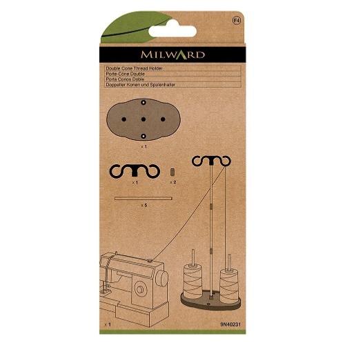 PORTE CONE DOUBLE POUR MACHINE A COUDRE - MILWARD 