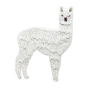 MOTIF THERMOCOLLANT "Lamas Blanc Cassé Pailleté"