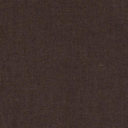 Tissu uni 100% Coton MARRON CHOCOLAT - vendu au mètre ou au 1/2 mètre