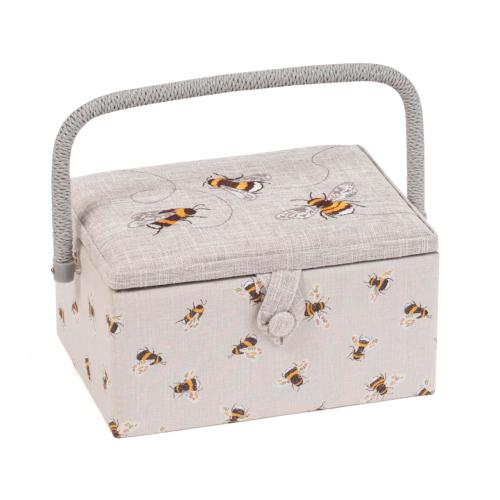Boite a couture brodée motif Abeille 