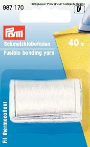 Fil thermocollant transparent Prym - bobine de 40m