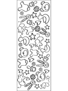 Tampon Continu Fiskars 5704 motif Bébé