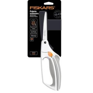 CISEAU DE COUTURE A RESSORT POUR TISSU FISKARS - 26cm SOFT GRIP EASY ACTION -