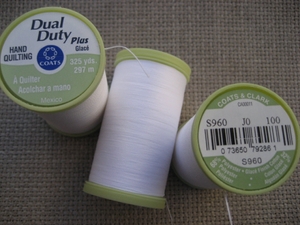 Fil à Quilter Dual Duty Blanc - 297m Poly-Coton