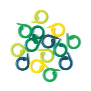 Marqueurs de points KnitPro Split Ring Markers - Lot de 30