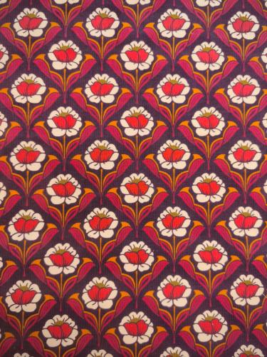 TISSU VELOURS COTELÉ LIBERTY MILLERAIES - Multicolore - Au mètre