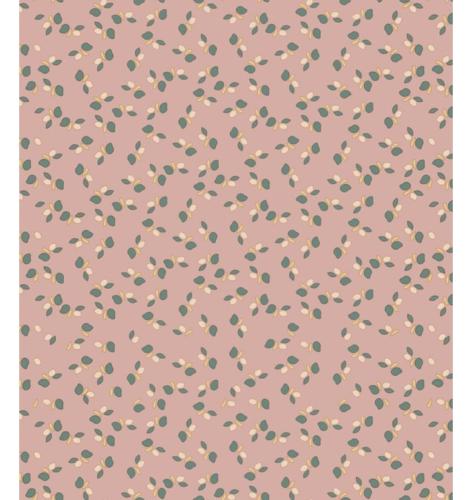 Toile cirée imprimée Fleurs rose  - laize 140cm - Le mètre 