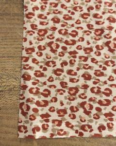 TISSU 100% COTON  IMPRIME  Léopard, au mètre