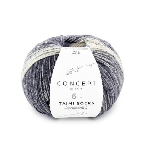 Laine à Tricoter spéciale Chaussette KATIA Taimi Socks en Laine et Polyamide