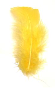 Plumes Duvet Coloris Jaune - Boite de 5gr