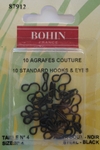 Agrafes couture à ressort noir, BOHIN