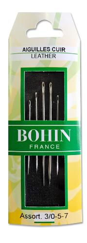 Aiguilles à coudre pour le Cuir - Assortiment - Bohin France
