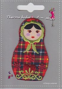 MOTIF THERMOCOLLANT  "Poupée russe"