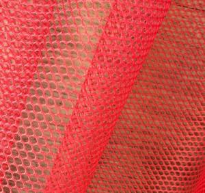 TISSU FILET - RESILLE - En laize de 160cm - Rouge