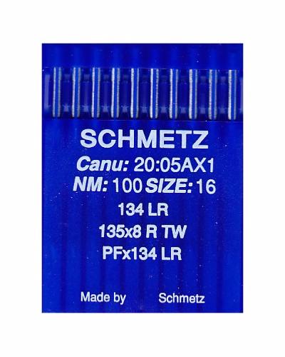 Aiguille talon rond Schmetz pour machine à coudre Industrielle 134 (LR) - Taille n°100 - CUIR