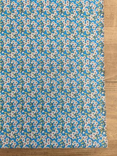 TISSU 100%  COTON  IMPRIME  FLEURS au mètre