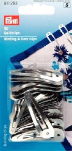 Lot de 30 quiltclips coloris argent pour Patchwork et quilt