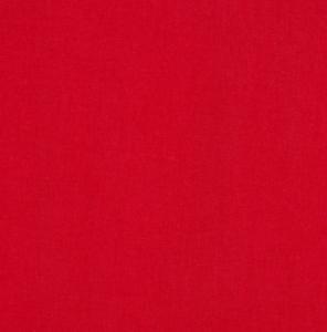 Tissu uni 100% Coton Rouge - vendu au mètre ou au 1/2 mètre
