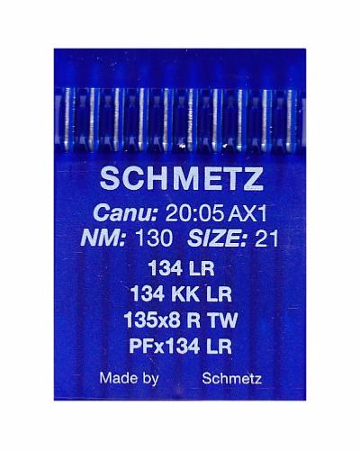 Aiguille talon rond Schmetz pour machine à coudre Industrielle 134 (LR) - Taille n°130 - CUIR