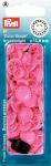 Boutons Pression plastique Forme fleur Fuchsia - Lot de 21 - 13.6mm  Prym