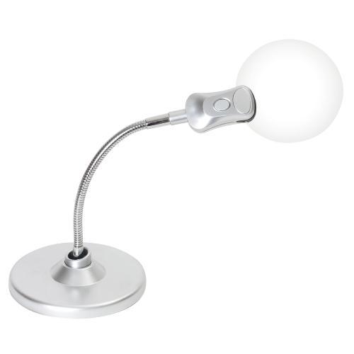LAMPE LOUPE A LED SUR SOCLE DE TABLE - PURELITE CFPL03
