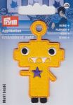 MOTIF ECUSSON THERMOCOLLANT  "Robot orange"