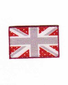 MOTIF THERMOCOLLANT Drapeau d'Angleterre Rouge