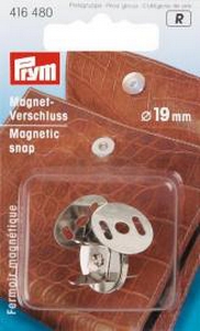 Fermoir magnétique 19mm Argent