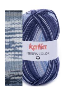 fil 100% coton menfil color katia tricot et crochet