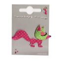 MOTIF THERMOCOLLANT  "Renard Fuchsia"