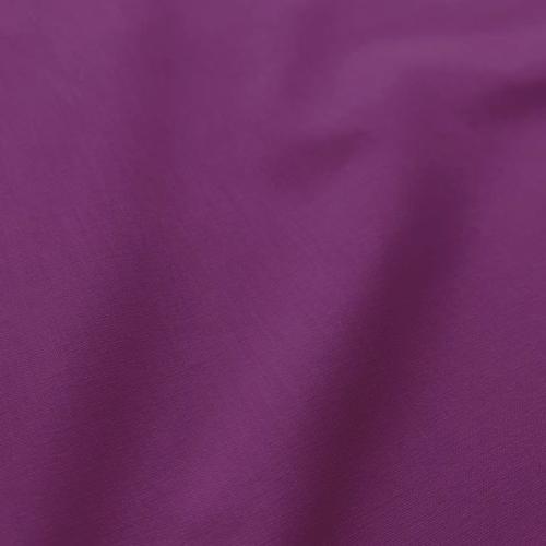 Tissu uni 100% Coton - PRUNE VIOLET - au mètre 