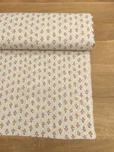 Tissu Double gaze Imprimé Fleurs - au mètre 