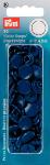 Boutons Pression plastique - Bleu Foncé - lot de 30 - 12,4mm Prym