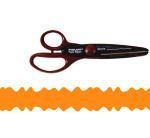 Ciseaux cranteurs déco ambitextre FISKARS 9218E 16cm - Motif Barbe