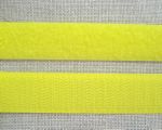 Bande agrippante 20mm coloris JAUNE FLUO -  Au mètre