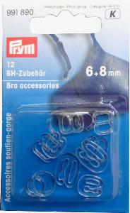 ACCESSOIRES PRYM POUR BRETELLES DE SOUTIEN GORGE PLASTIQUE TRANSPARENT