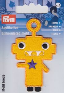 MOTIF ECUSSON THERMOCOLLANT  "Robot orange"