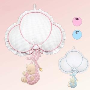 KIT COUSSIN DE PORTE A BRODER POUR CHAMBRE D'ENFANT + ABECEDAIRE - coloris au  choix